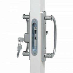 Chrome Legacy Lock with Key (upgrade) Available in Bright or Satin finish